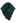 Faux Fur Collar Reversible Poncho in Dark Green