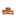 Hollow Out Rectangle Hair Claw in Orange
