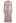 Button Front Ribbed Knit A-line Midi Dress in Pink