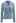 Ruched Waist Faux-Wrap Top in Dusty Blue