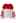 Two-Tone Striped Sleeves Chunky Hand Knit Sweater in Red