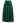 Solid Color A-Line Knit Midi Skirt in Dark Green