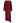 Satin Boat Neck Wrapped Waist Maxi Dress in Red