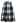 Dark Green Check Waffle Texture Pleated Midi Skirt