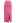 Pearl Embellished Slit Hem Knit Pencil Skirt in Hot Pink