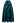 Floral Melody Jacquard A-Line Maxi Skirt in Teal