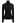 Fake Two-Piece High Neck Knit Top in Black