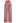 Fleece-Lined Corduroy Belted Straight-Leg Pants in Pink