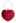 High-End Diamond-Shape Velvet Heart Clutch in Red