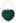 High-End Diamond-Shape Velvet Heart Clutch in Emerald