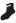 Rhinestone Hollow Out Heart Cotton Socks in Black