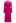 Rose String Lace Spliced Pleated Midi Dress in Hot Pink