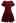 Fit-and-Flare Seamed Tweed Mini Dress in Red