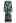 Classy Retro Print Deep V-Neck Shirred Maxi Dress