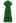 Greenery in Spring Embroidered Eyelet Frilling Dress