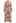 Breezy Tie-Neck Long Sleeve Chiffon Hi-Lo Dress