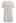 Sequins Trim Floral Embroidered Dolly Dress in Cream