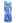 Blue Leaf Crisscross Waist Chiffon Maxi Dress