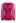 3D Floret Mesh Sleeves Spliced Knit Top in Hot Pink