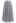 Venus Glitter Mesh Tulle Midi Skirt in Grey