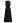 Dive into Elegance Lace Panelled Sleeveless Dress in Black