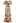 3D Floral Applique Mesh Tulle Mermaid Maxi Dress in Apricot