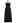 Halter Neck Shirred Back Midi Dress in Black