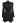Faux-Wrap Flare Sleeve Asymmetric Chiffon Mini Dress with Sash in Black