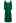 Floret Embroidery Square Neck Midi Dress in Green