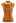 Square Neck Sleeveless Knit Top with Sash in Pumpkin