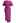 Satin Short-Sleeve Wrapped Waist Maxi Dress in Magenta