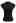 Back Drawstring Waist Mock Neck Knit Top in Black