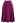 Golden Button Embellished Midi Skirt in Magenta