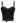 Floral Cutwork Lace Bustier Crop Top in Black