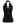 Optimal Halter V-Neck Sleeveless Top in Black