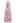 Floral Halter Neck Tie Waist Maxi Dress in Pink