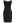 Knotted Front Fitted Knit Mini Dress in Black