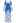 Blossoming Day Watercolor Pleated Maxi Dress in Blue