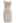 Knotted Front Fitted Knit Mini Dress in Ivory