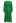 Belted Cutwork Lace Trim Bubble Sleeve Midi Dress in Green