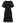 Eyelet Embroidery V-Neck Cotton Dress in Black