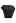 One-Shoulder Shirred Back Satin Top in Black