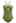 Resin Beads Halter Neck Texture Swimsuit in Army Green