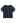Buttoned Front Roll-Cuff Dolly Top in Navy