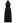 Self-Tie Back Bow Halter Maxi Dress in Black