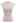 Mock Neck Sleeveless Slim Fit Knit Top in Pink
