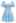 Floral Eyelet Bubble Sleeve Mini Dress in Blue