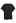 Twist Detail Short-Sleeve T-Shirt in Black