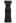 Crisscross Neck Ruched Mermaid Dress in Black