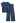 Daily Comfort Sleeveless Top and Straight-Leg Pants Set in Navy